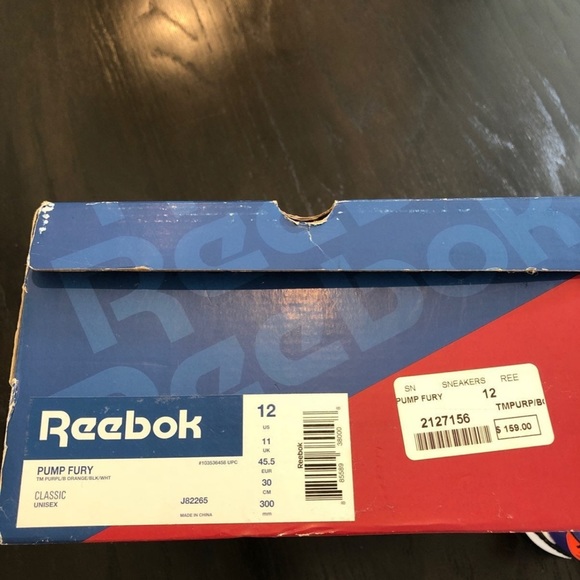 💙 New💙 Reebok Insta Pump Fury Shoes sz 12 - Picture 9 of 9